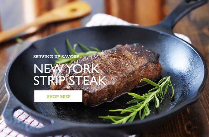 Heffron Farms New York Strip Steak